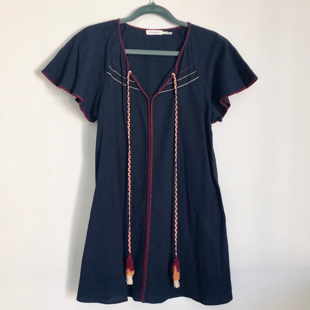 Bohemian Blu Pepper Dress